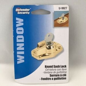 Defender Security Window Keyed Sash Lock U9927 Key #501 New In Box